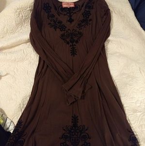 Johnny Was embroidered dress